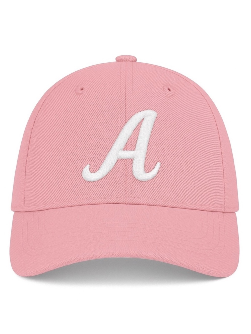 🌸 Pink Initial A Hat Cursive Embroidered Mom Hat Cute Monogram Aesthetic Gift